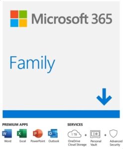 Microsoft 365 Family Pack, 5 Users – 1 Year