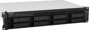 Synology RackStation RS1221+ 8-Bay NAS Enclosure, 4GB of DDR4 ECC RAM, 1 x PCIe Gen 3.0 x8 Slot, 2 x USB 3.0 Type-A | RS1221+