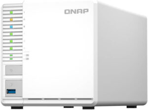 QNAP TS-364 3-Bay NAS, Intel® Celeron® N5095 4-core/4-Thread Processor, 8GB RAM, Intel UHD Graphics, Hot-Swappable, Kensington Security Slot, Hardware Transcoding | TS-364-8G