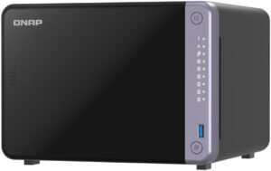 QNAP TS-632X-4G 6-Bay NAS, AnnapurnaLabs Alpine AL524 4-Core 2.0GHz CPU, 4 GB SODIMM DDR4 RAM, Hot-Swappable, 2 x 10GbE SFP+, 2x 2.5 Gigabit Ethernet Port, Encryption Engine | TS-632X-4G