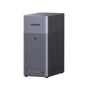 UGREEN NASync DH2300 2-Bay Desktop NAS, Capacity 60TB (Diskless), Remote Access, AI Photo Album, Beginner Friendly System, 4GB on Board RAM,1GbE, 4K HDMI | 95087