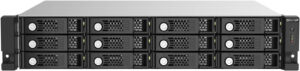 QNAP TL-R1220Sep-RP JBOD Expansion Enclosure, 12 Bay 2U SAS 12Gbps Rackmount Storage with Dual PSU Mini SAS HD 4 Port Enterprise NAS Expansion | TL-R1220Sep
